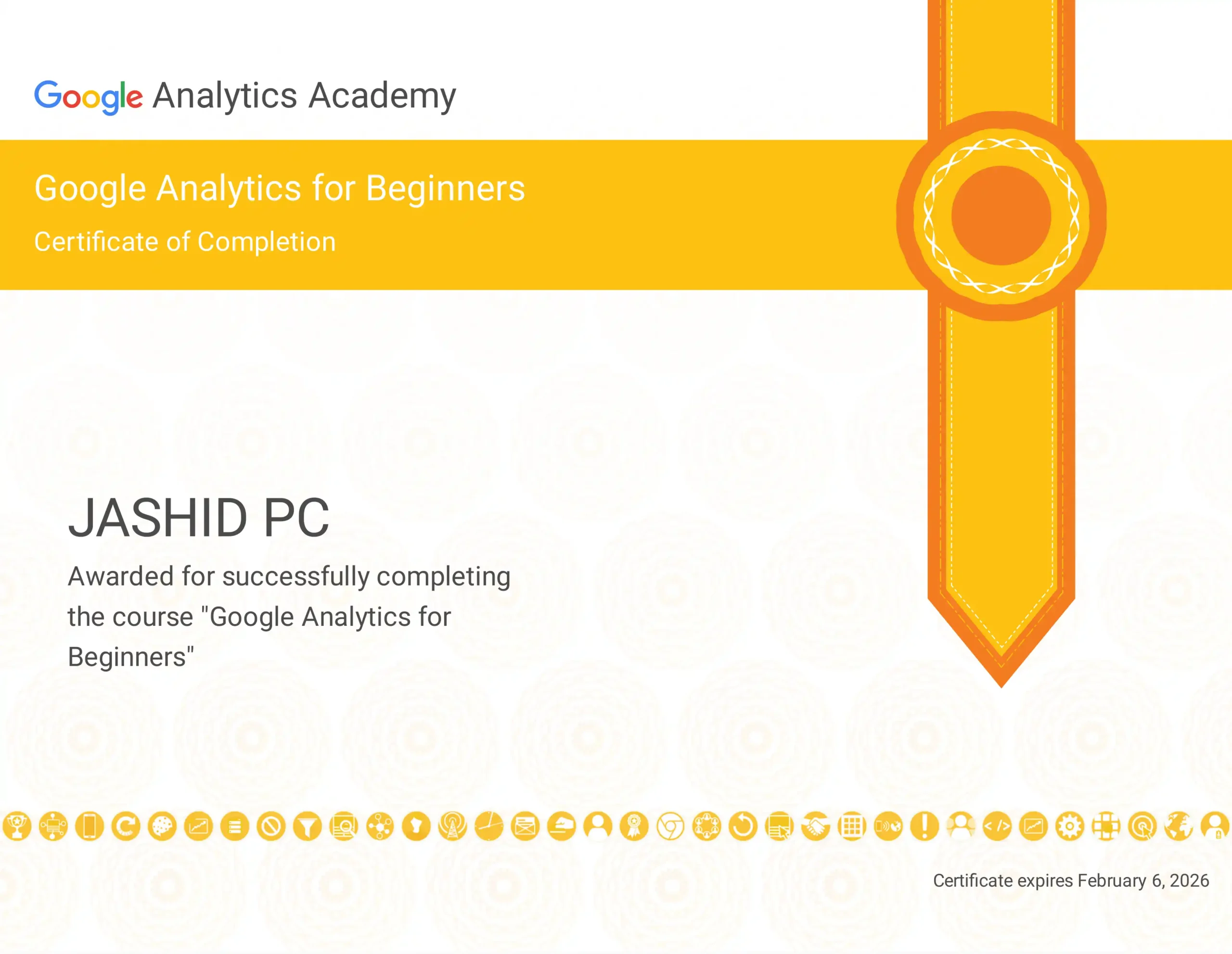 DIGITAL MARKETING SPECIALIST IN MALAPPURAM _ KERALA Google Analytics for Beginners