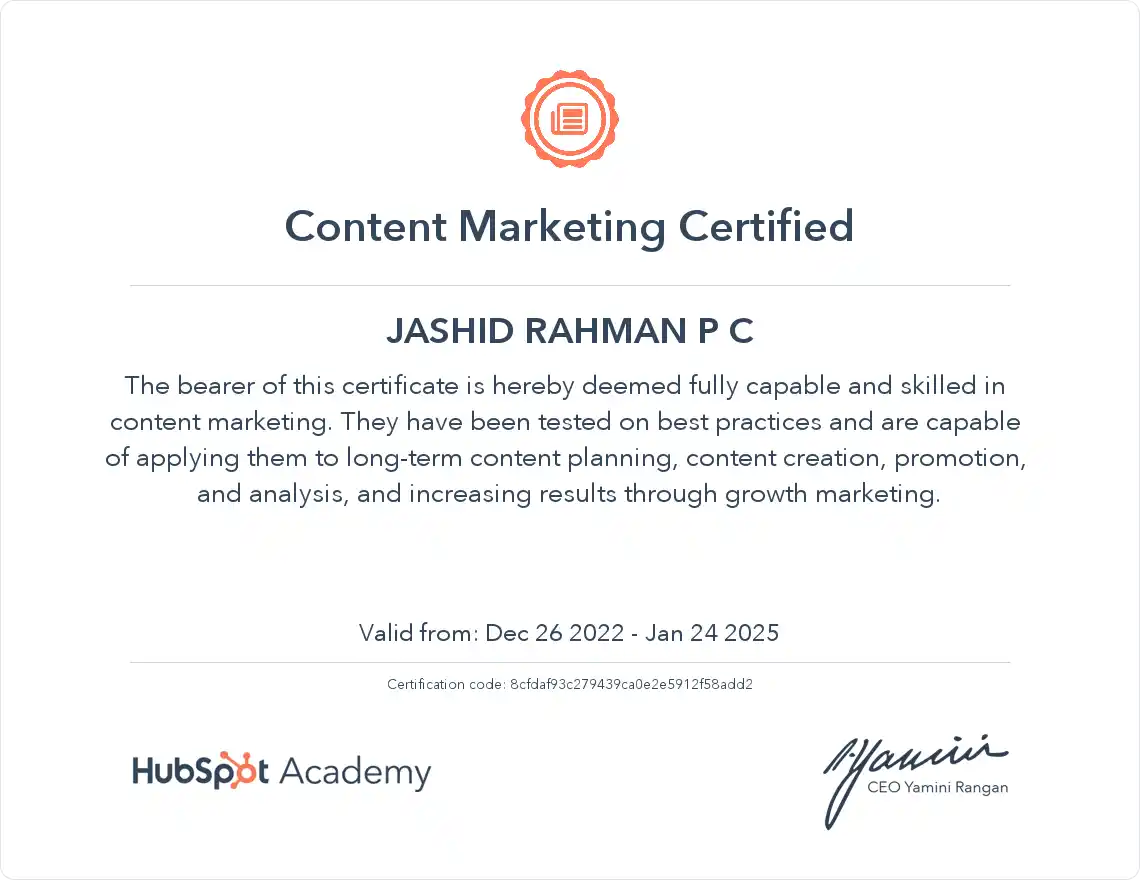 DIGITAL MARKETING SPECIALIST IN MALAPPURAM _ KERALA content marketing